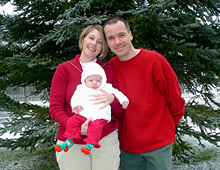 happy holidays from grace, kristin and mike!
